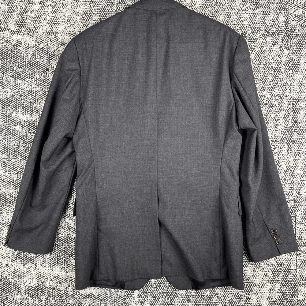 Ralph Lauren University‎ Polo Club Blazer Mens 42R 100% Wool Gray